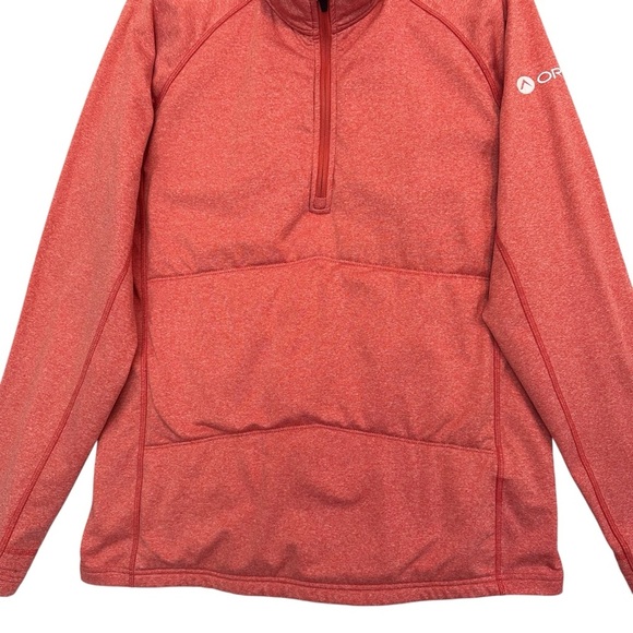 OROS Men’s SolarCore Explorer Quarter Zip Pullover Heather Orange Size‎ Large - Picture 4 of 16